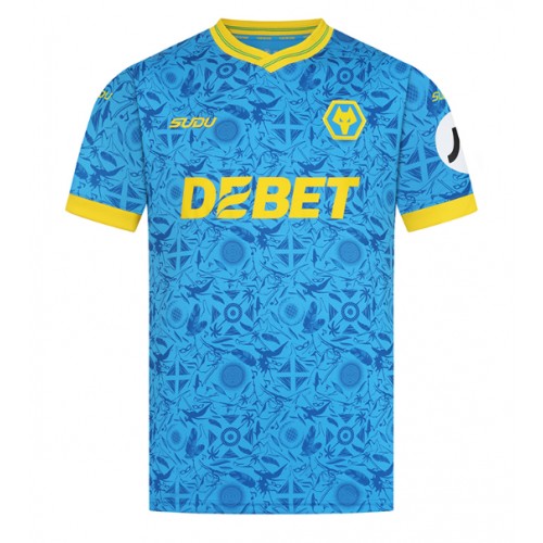 Lacne Muži Futbalové dres Wolves Jhon Arias #10 2025-26 Krátky Rukáv - Tretina Lacne Muži Futbalové dres Wolves Jhon Arias #10 2025-26 Krátky Rukáv - Tretina